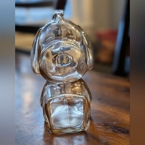 Vintage Snoopy Glass Bank. Vintage Snoopy Bank